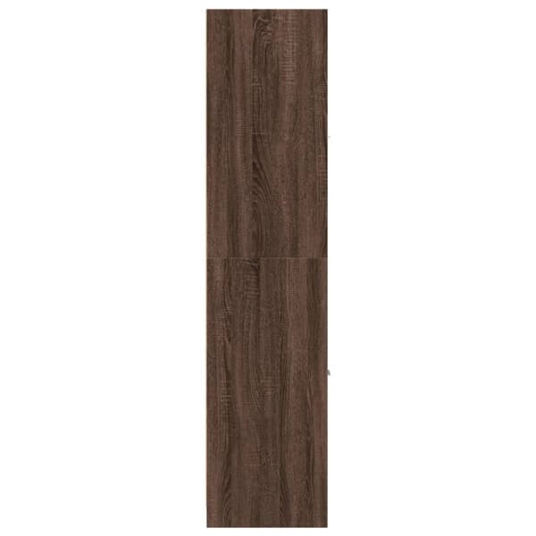 vidaXL Apoteksskåp brun ek 30x41x174,5 cm konstruerat trä