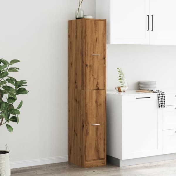vidaXL Apoteksskåp ek 30x41x174,5 cm konstruerat trä