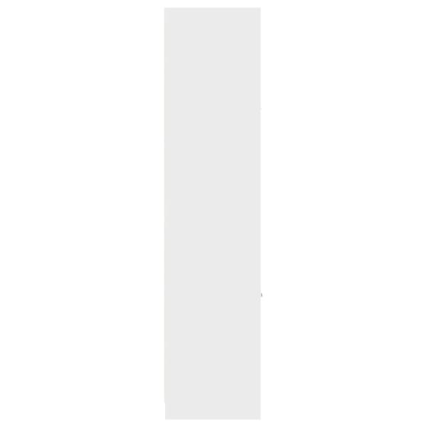 vidaXL Apotekskap hvit 40x41x174,5 cm konstruert tre