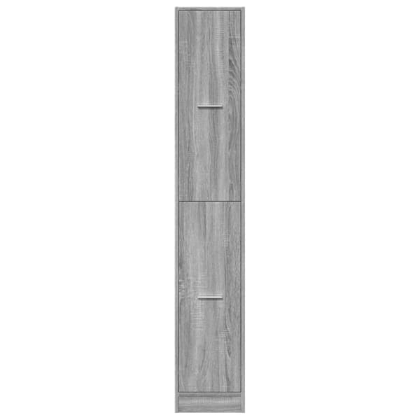 vidaXL apotekerskab 30x41x174,5 cm konstrueret træ grå sonoma-eg