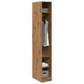 Miniatyrbilde 4 av 11: vidaXL Garderobe artisan eik 30x50x200 cm konstruert tre