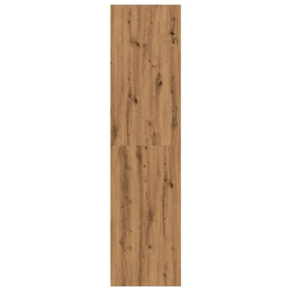 vidaXL Garderobe artisan eik 30x50x200 cm konstruert tre