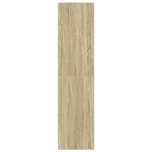vidaXL Garderobe sonoma eik 30x50x200 cm konstruert tre