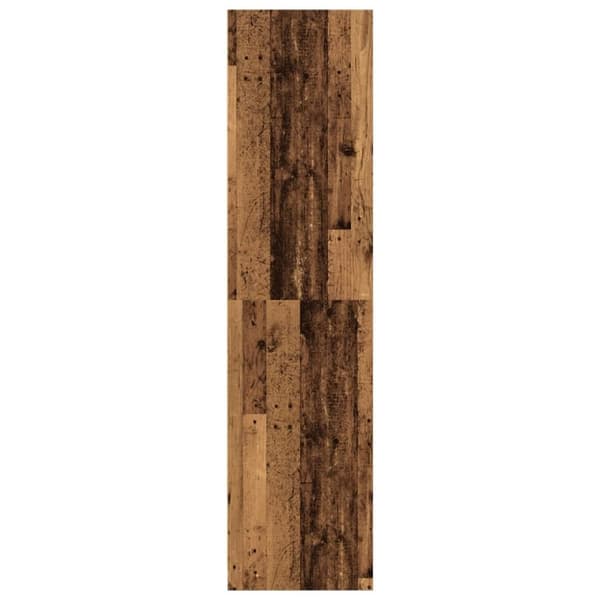 vidaXL klædeskab 30x50x200 cm konstrueret træ gammelt træ-look