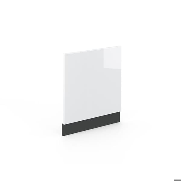 Façade Fame-Line, 60 cm utan PT, Vit hög glans, Antracit, Vicco
