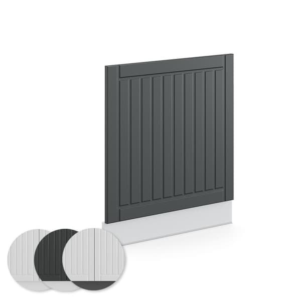 Façade Fame-Line, 60cm utan PT, Anthracite kampanj, Vit, Vicco