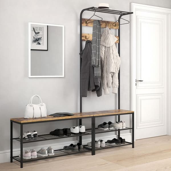 Vicco Fyrk Garderob, Rustik Ek, 70 x 190 cm