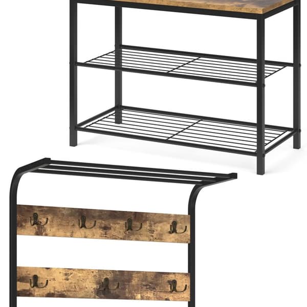 Vicco Fyrk Garderob, Rustik Ek, 70 x 190 cm
