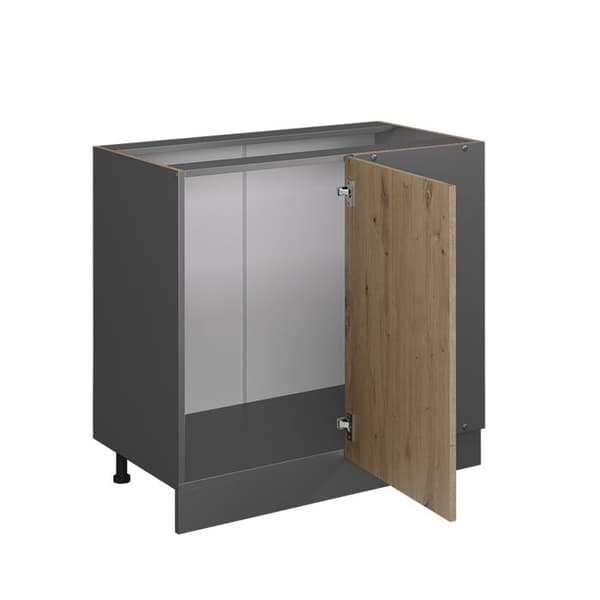 Hörnsoffa R-Line, 86cm, PT Antracit, Artisan-ek, Antracit, Vicco