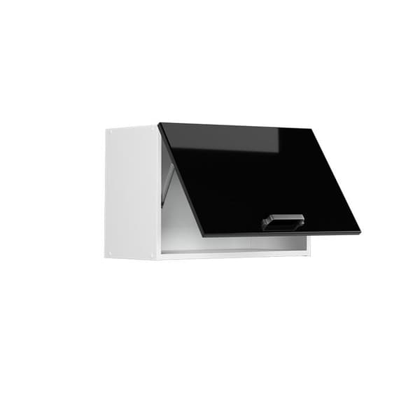 R-Line universal hängande skåp, 60 cm med hissdörr, Svart Högglans, Vicco