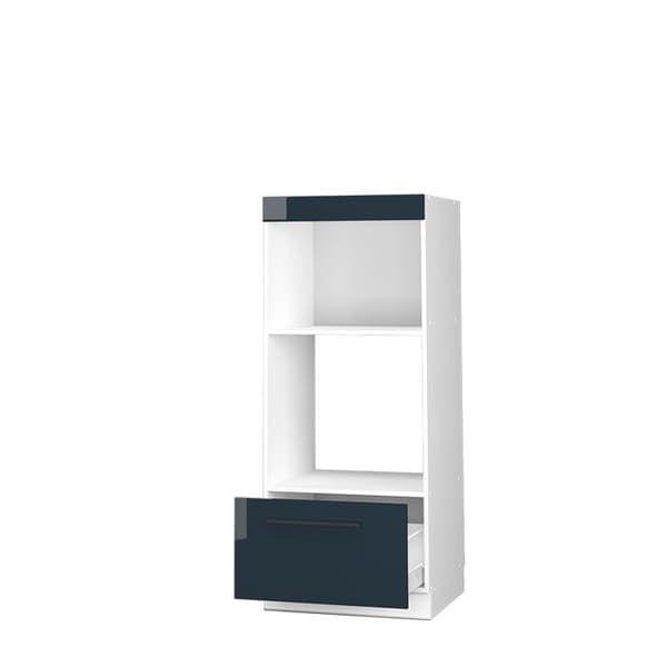 Fame-Line mikrovågsskåp, 60 cm öppen, Blank mörkblå, Vicco