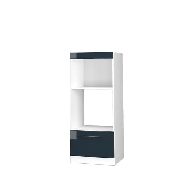 Fame-Line mikrovågsskåp, 60 cm öppen, Blank mörkblå, Vicco