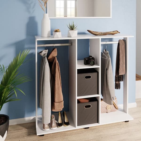 Vicco Robbie garderob, Vit, 130 x 120 cm
