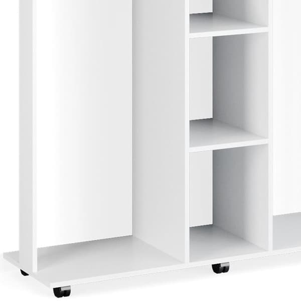 Vicco Robbie garderob, Vit, 130 x 120 cm