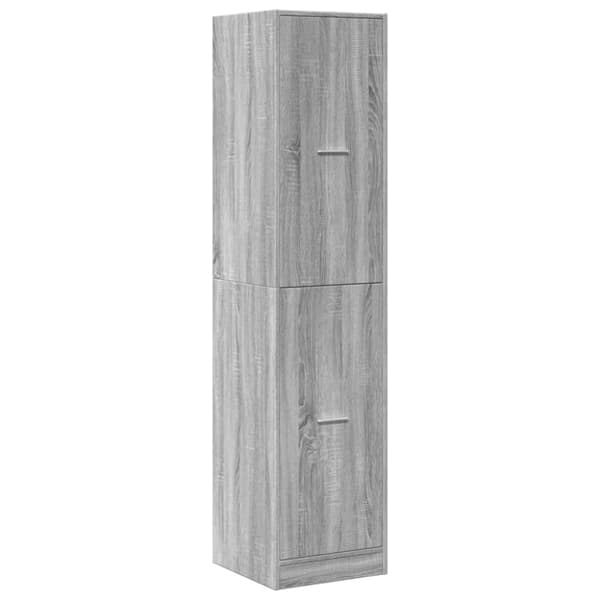 vidaXL apotekerskab 40x41x174,5 cm konstrueret træ grå sonoma-eg