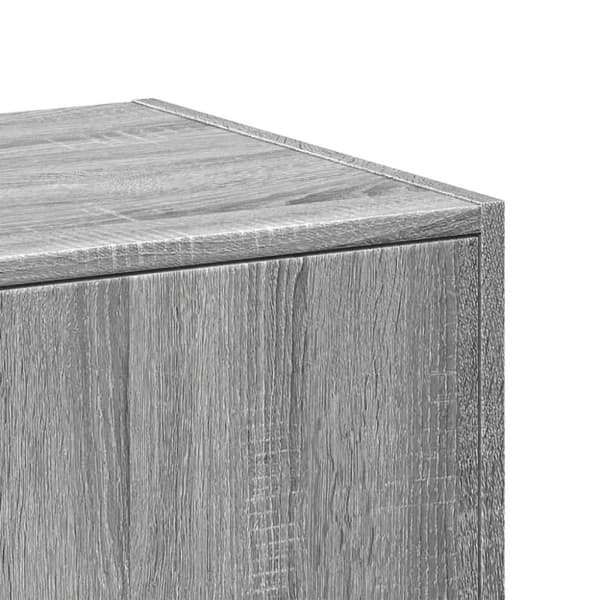 vidaXL apotekerskab 40x41x174,5 cm konstrueret træ grå sonoma-eg