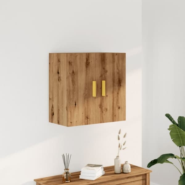 vidaXL TV-seinäkaappi artesaani tammi 60x31x60 cm tekninen puu