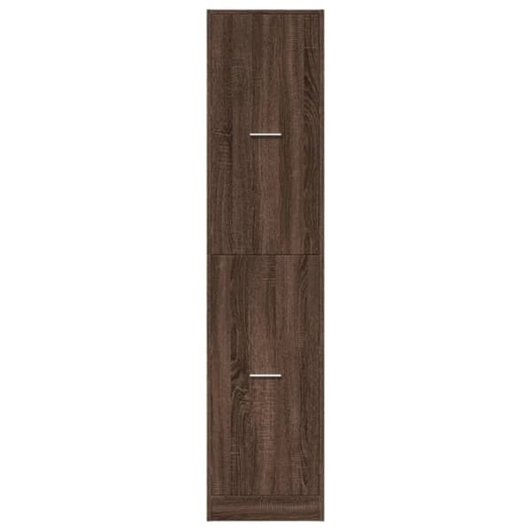 vidaXL apotekerskab 40x41x174,5 cm konstrueret træ brun egetræsfarve