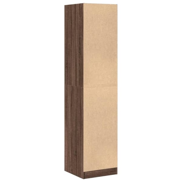 vidaXL apotekerskab 40x41x174,5 cm konstrueret træ brun egetræsfarve