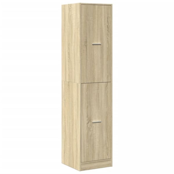 vidaXL Apotekskap sonoma eik 40x41x174,5 cm konstruert tre