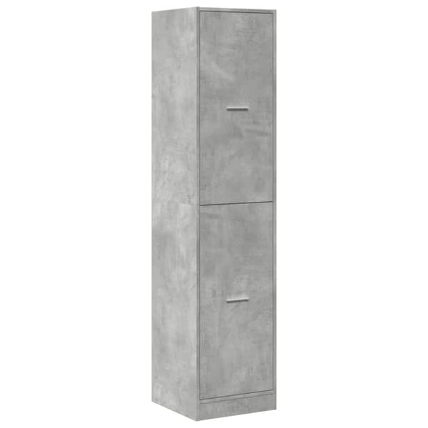 vidaXL apotekerskab 40x41x174,5 cm konstrueret træ betongrå