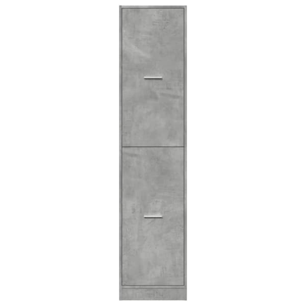 vidaXL apotekerskab 40x41x174,5 cm konstrueret træ betongrå