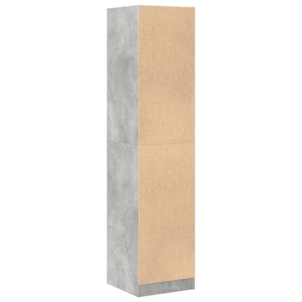 vidaXL apotekerskab 40x41x174,5 cm konstrueret træ betongrå