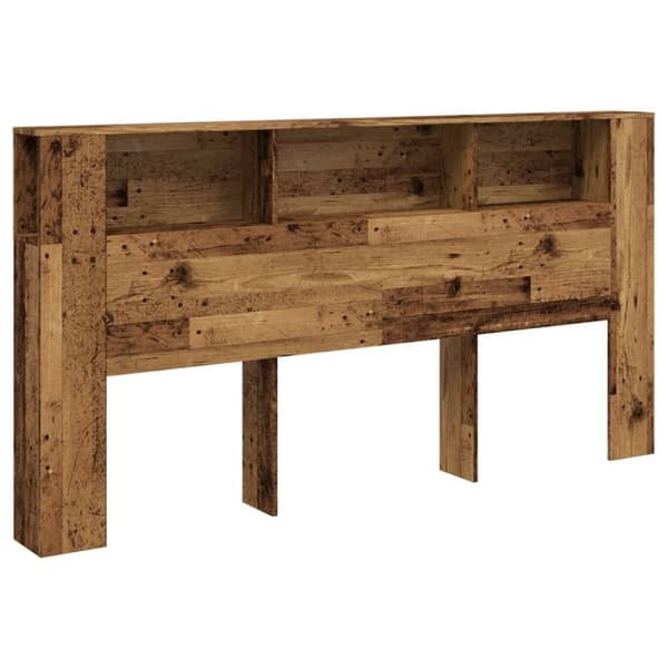 vidaXL Hodegavl gammelt tre 200x18,5x102,5 cm konstruert tre