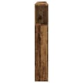 Miniatyrbilde 6 av 11: vidaXL Hodegavl gammelt tre 200x18,5x102,5 cm konstruert tre