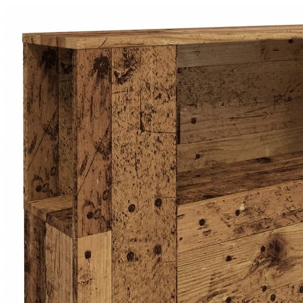 vidaXL Hodegavl gammelt tre 200x18,5x102,5 cm konstruert tre