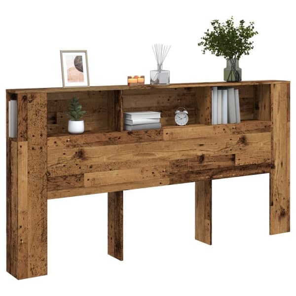 vidaXL Hodegavl gammelt tre 200x18,5x102,5 cm konstruert tre