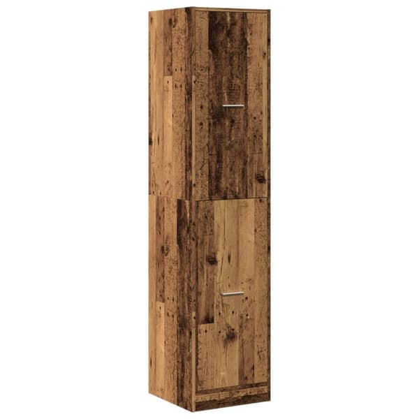 vidaXL apotekerskab 40x41x174,5 cm konstrueret træ gammelt træ-look