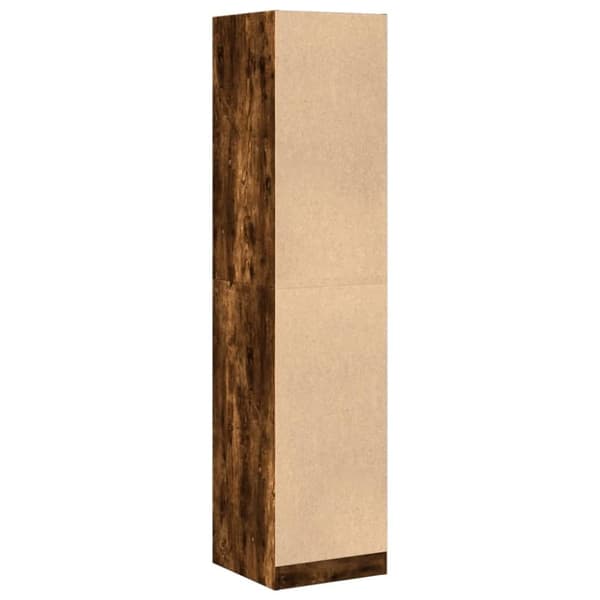 vidaXL apotekerskab 40x41x174,5 cm konstrueret træ røget egetræsfarve