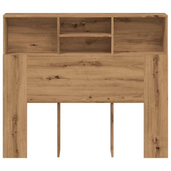 vidaXL Hodegavl med hyller artisan tre 120x19x103,5 cm konstruert tre
