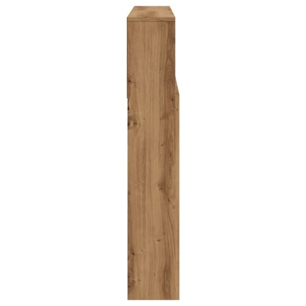 vidaXL Hodegavl med hyller artisan tre 120x19x103,5 cm konstruert tre