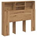 Miniatyrbilde 1 av 11: vidaXL Hodegavl med hyller artisan tre 120x19x103,5 cm konstruert tre
