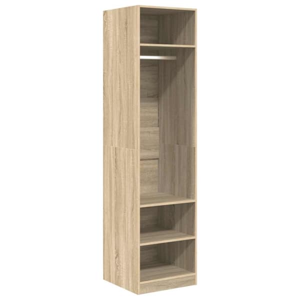 Garderob sonoma-ek 50x50x200 cm konstruerat trä