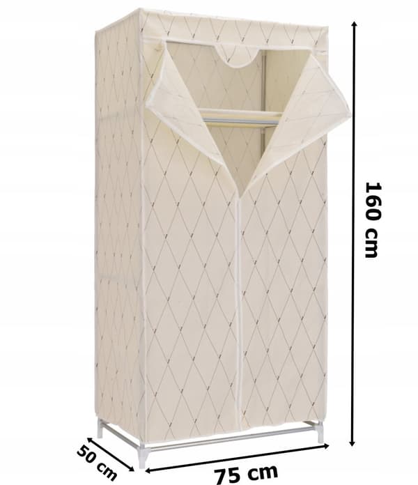 Gaja Vitto tekstiilivaatekaappi - beige
