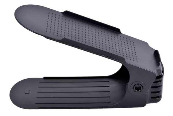 Justerbar organizer holder skostativ sort