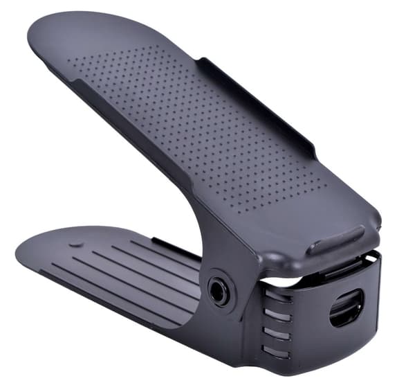Justerbar organizer holder skostativ sort