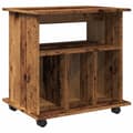 Pikkukuva 8 / 11: vidaXL Kaappi pyörillä vanhaa puuta 60x45x60 cm lastulevy