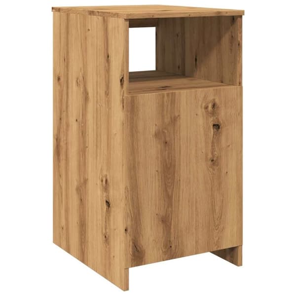 vidaXL Kommode artisan eik 40x50x76 cm konstruert tre