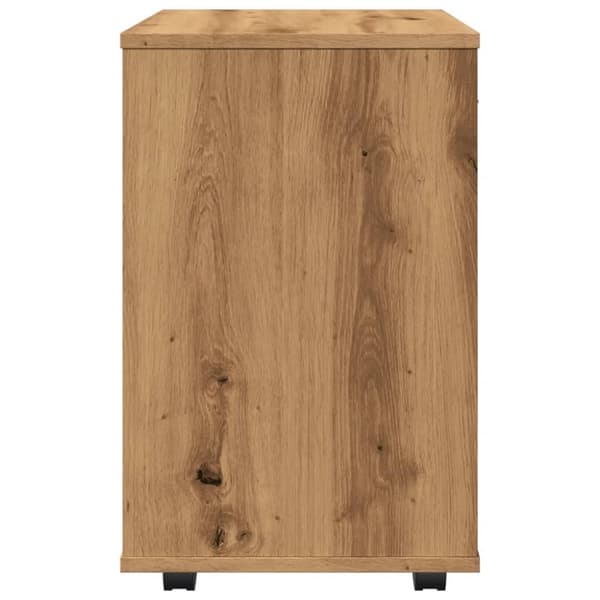 vidaXL rullebord 46x36x59 cm konstrueret træ kunsteg