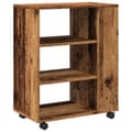 Pikkukuva 8 / 11: vidaXL Kaappi pyörillä vanhaa puuta 60x35x75 cm lastulevy