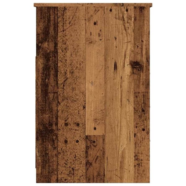 vidaXL skuffeskab 40x50x76 cm konstrueret træ gammelt træ