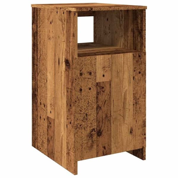 vidaXL skuffeskab 40x50x76 cm konstrueret træ gammelt træ