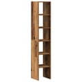 Miniatyrbilde 1 av 11: vidaXL Bokhyller 2 stk stablebar gammelt tre 30x30x80cm konstruert tre
