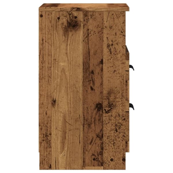 vidaXL Nattbord 2 stk gammelt tre 40x36x65 cm konstruert tre