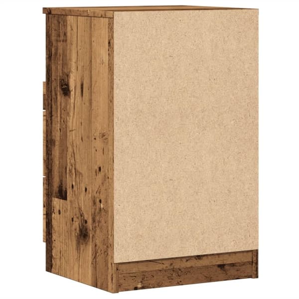 vidaXL Nattbord 2 stk gammelt tre 40x36x65 cm konstruert tre