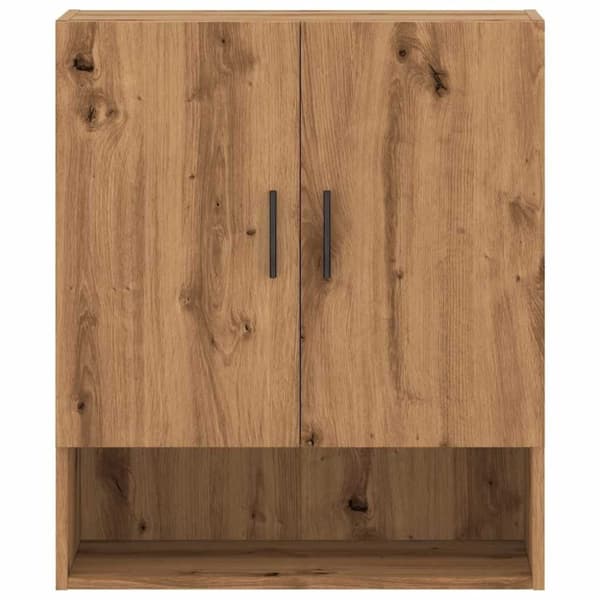 vidaXL vægskab 60x31x70 cm konstrueret træ artisan egetræsfarve